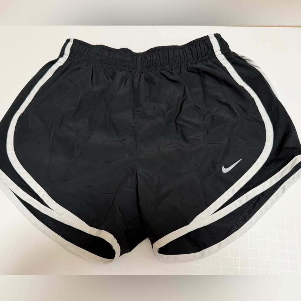 Black and White Women Nike Running Shorts